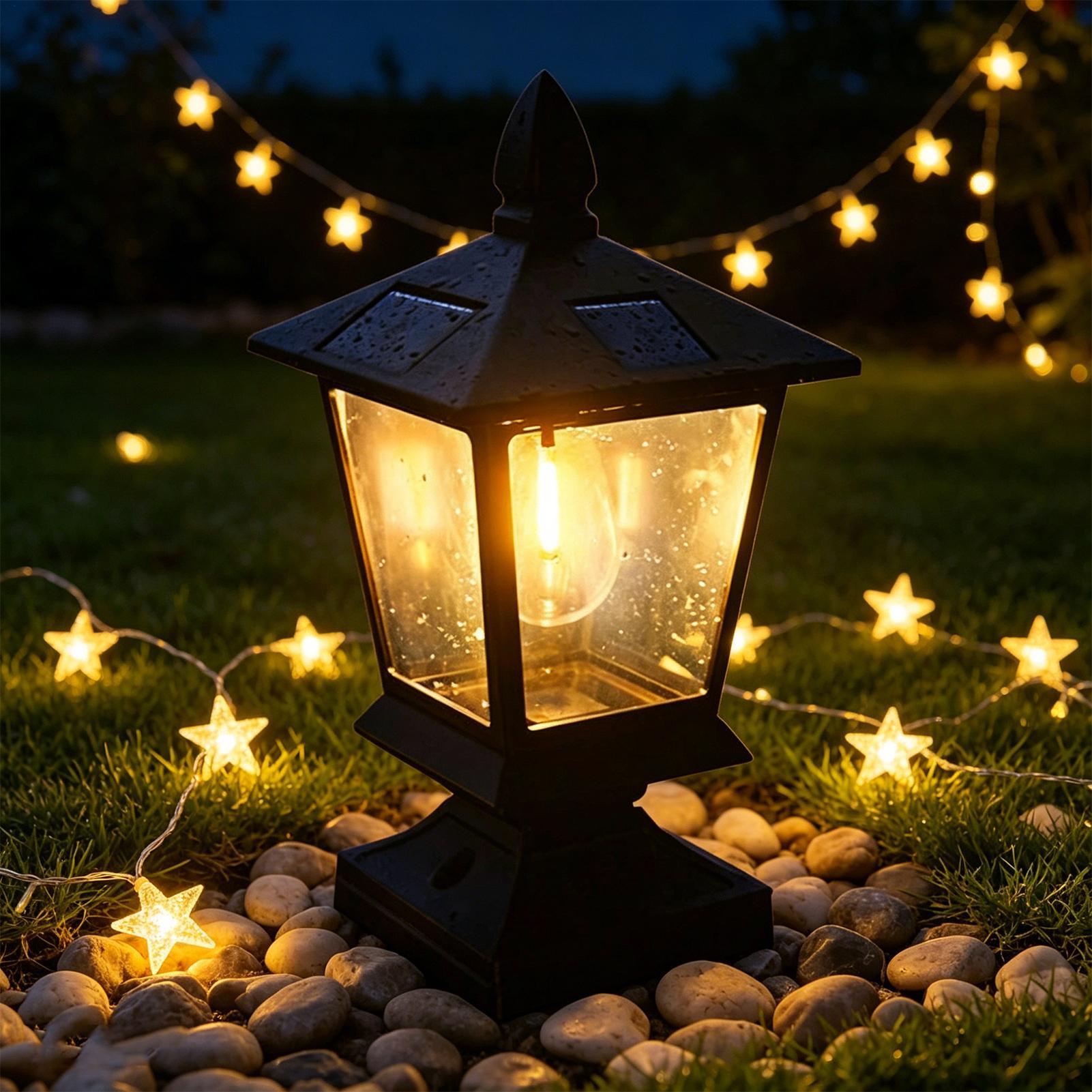 Outdoor Power Post - Luci Solari da Giardino Impermeabili per