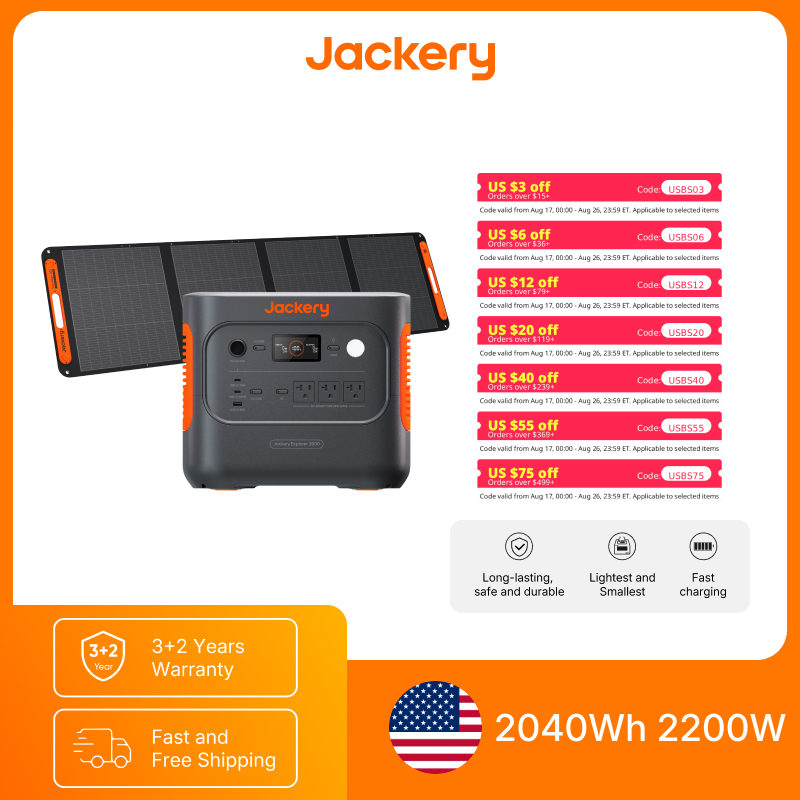 Power Outdoor Jackery - Jackery Explorer 2000v2 Stazione di Alimentazione