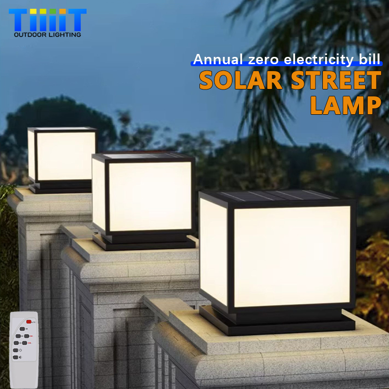 Outdoor Power Post - Lampada Solare a Colonna LED da