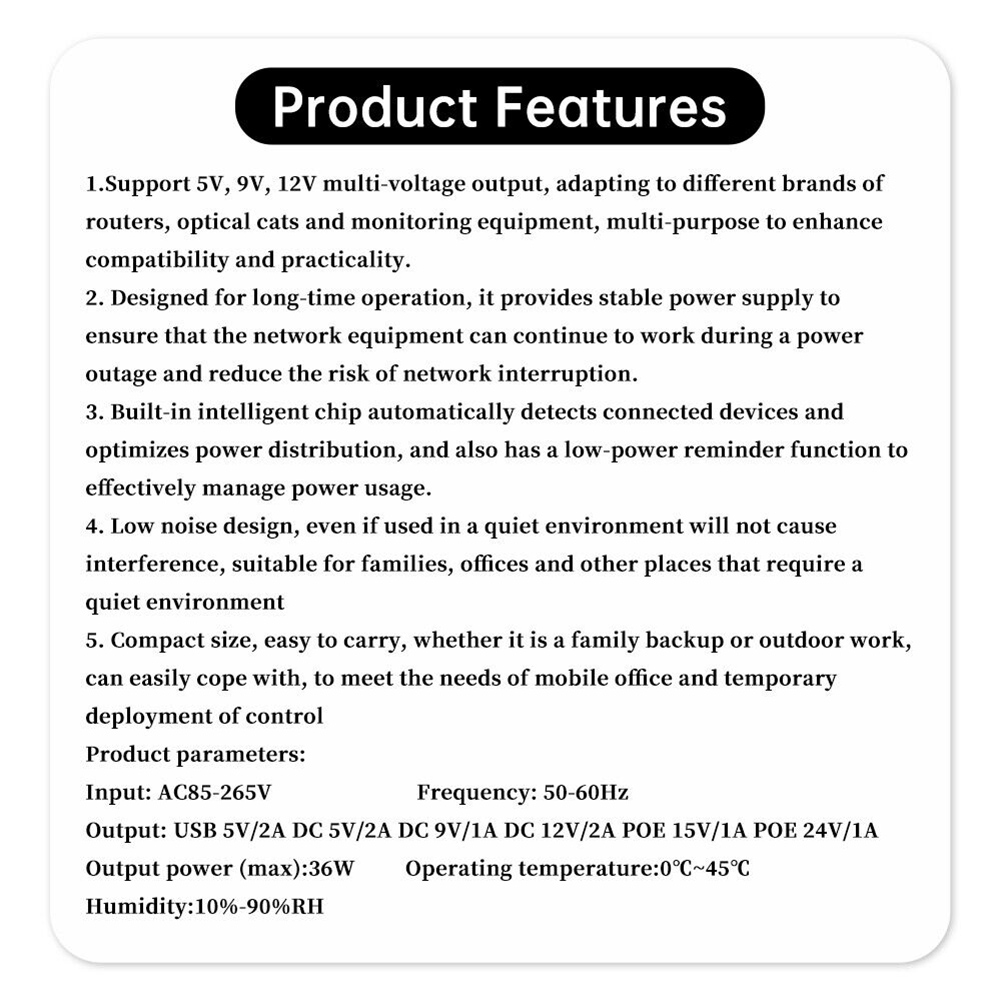 UPS DC di backup 1018L 5V 9V 1 - Ups Power Supply Outdoor recensione e prezzo