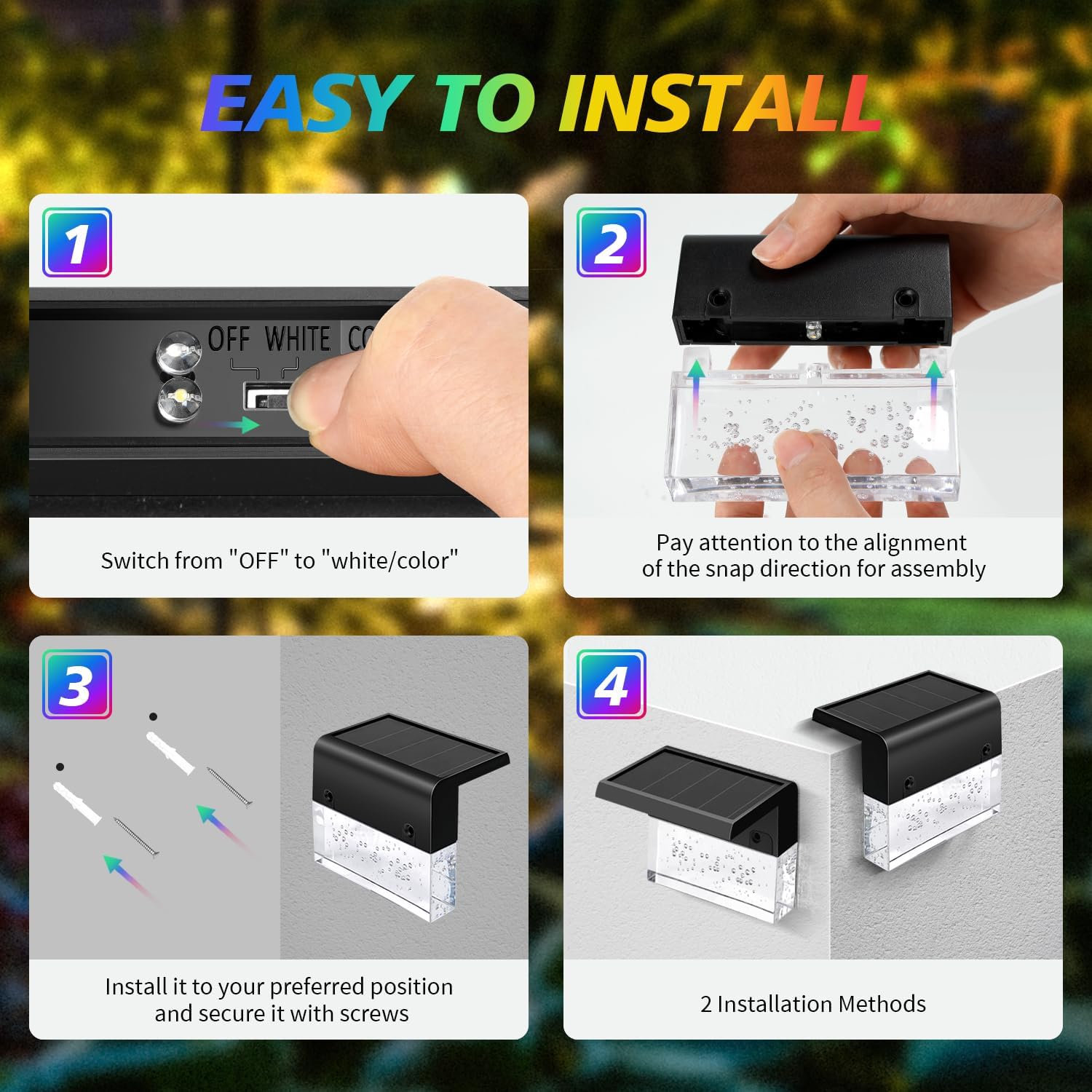 Luci per recinzione solare Lam - Outdoor Power Post recensione e prezzo