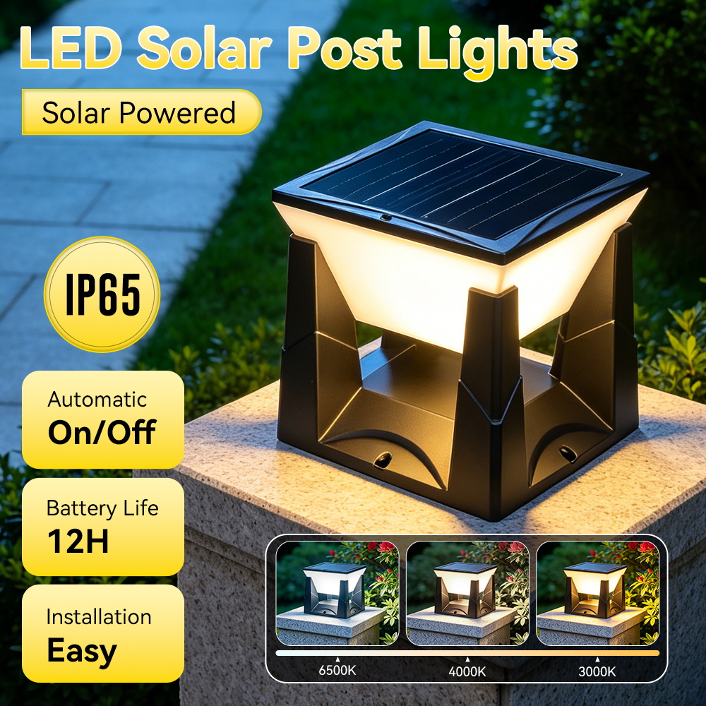 Lampada Solare a 3 Colori per  - Outdoor Power Post recensione e prezzo