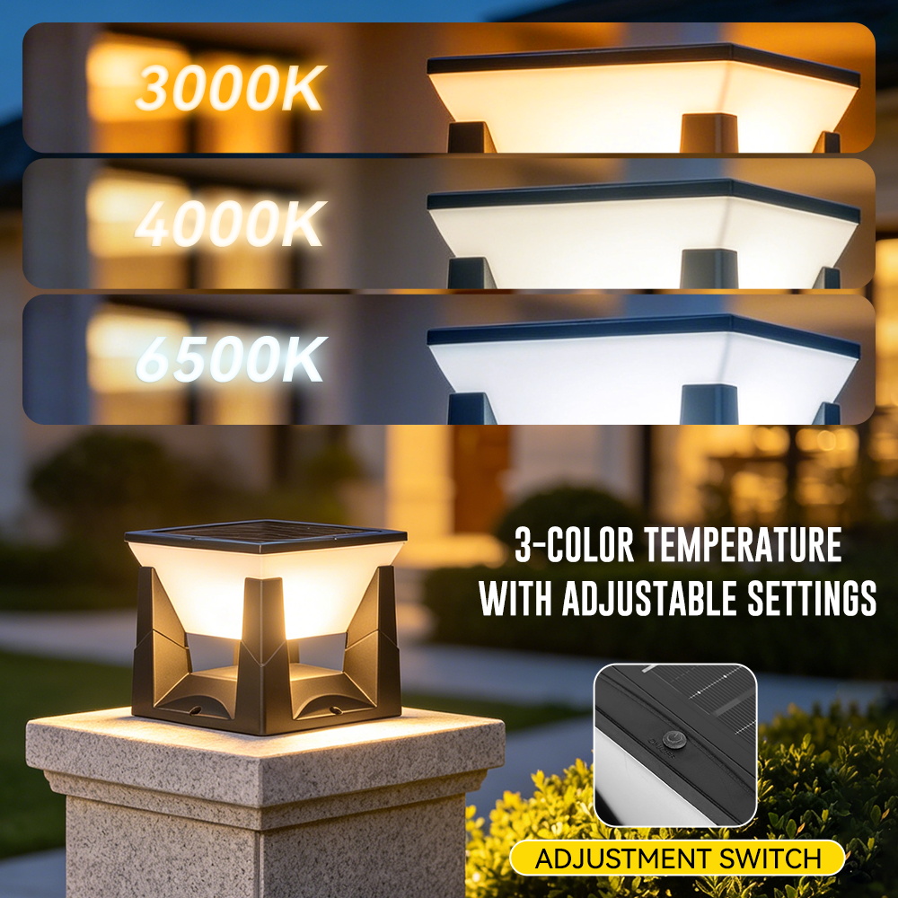 Lampada Solare a 3 Colori per  - Outdoor Power Post recensione e prezzo