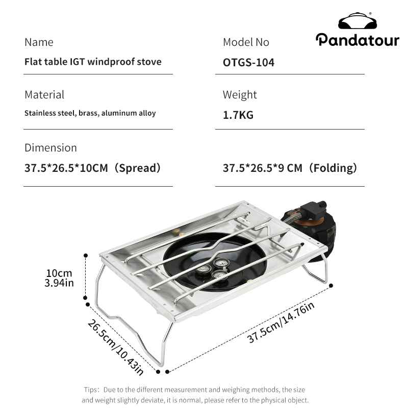 Pandatour IGT Stufa da tavolo  - Outdoor Power Equipment Brands recensione e prezzo